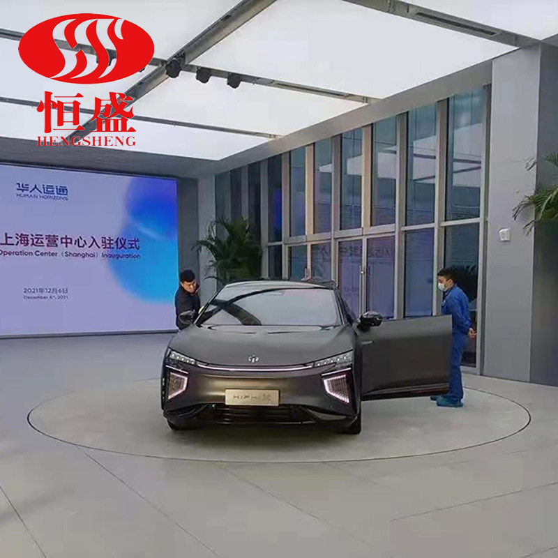 汽车旋转台展厅旋转车台车展旋转展示台电动旋转圆盘车辆掉头转盘