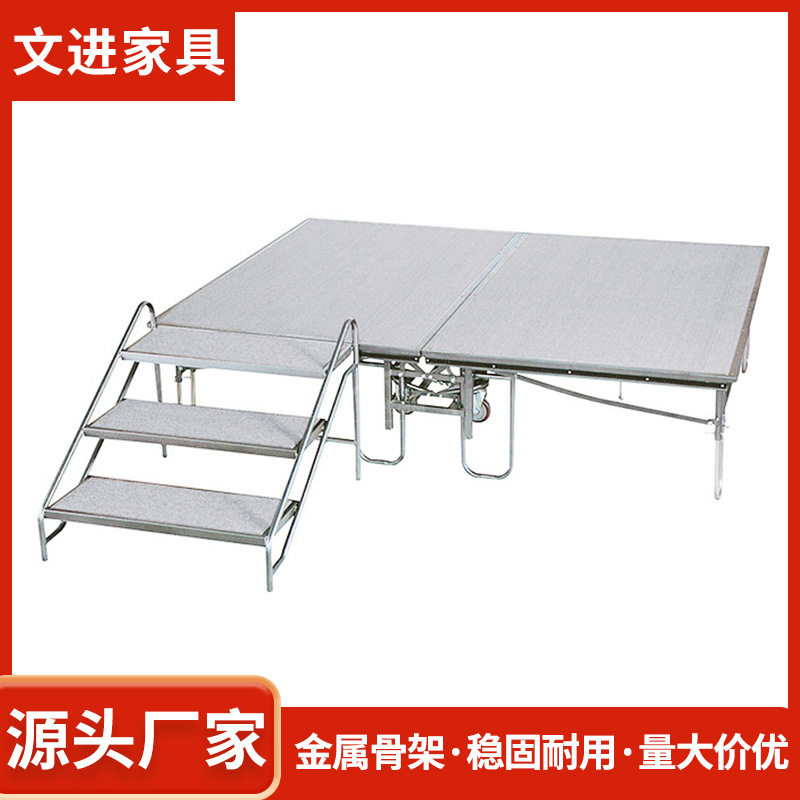 快装拼接舞台 临时演出商业活动校园汇演移动折叠舞台 活动舞台
