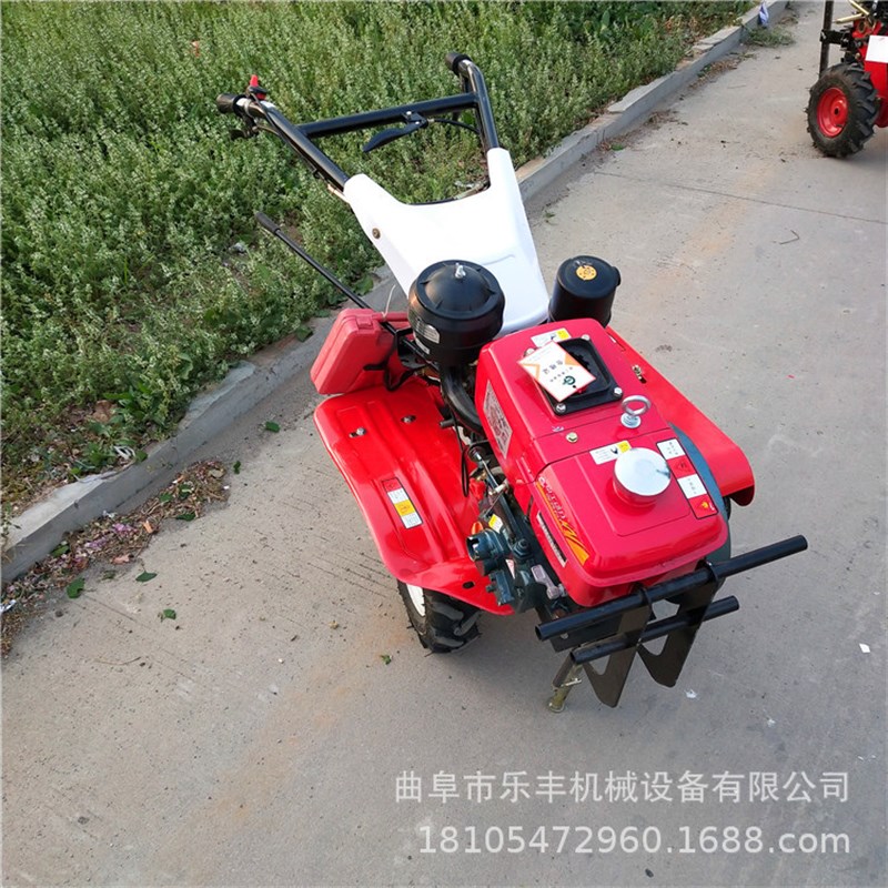 新式手推式微耕h机 多功能农用小型汽油旋耕机 手推轻便旋耕机