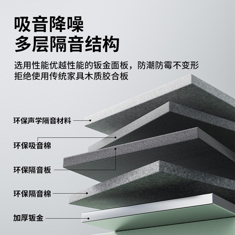 办公室隔音房电话亭静音s仓室外会议室小型隔音舱可移动快装直播