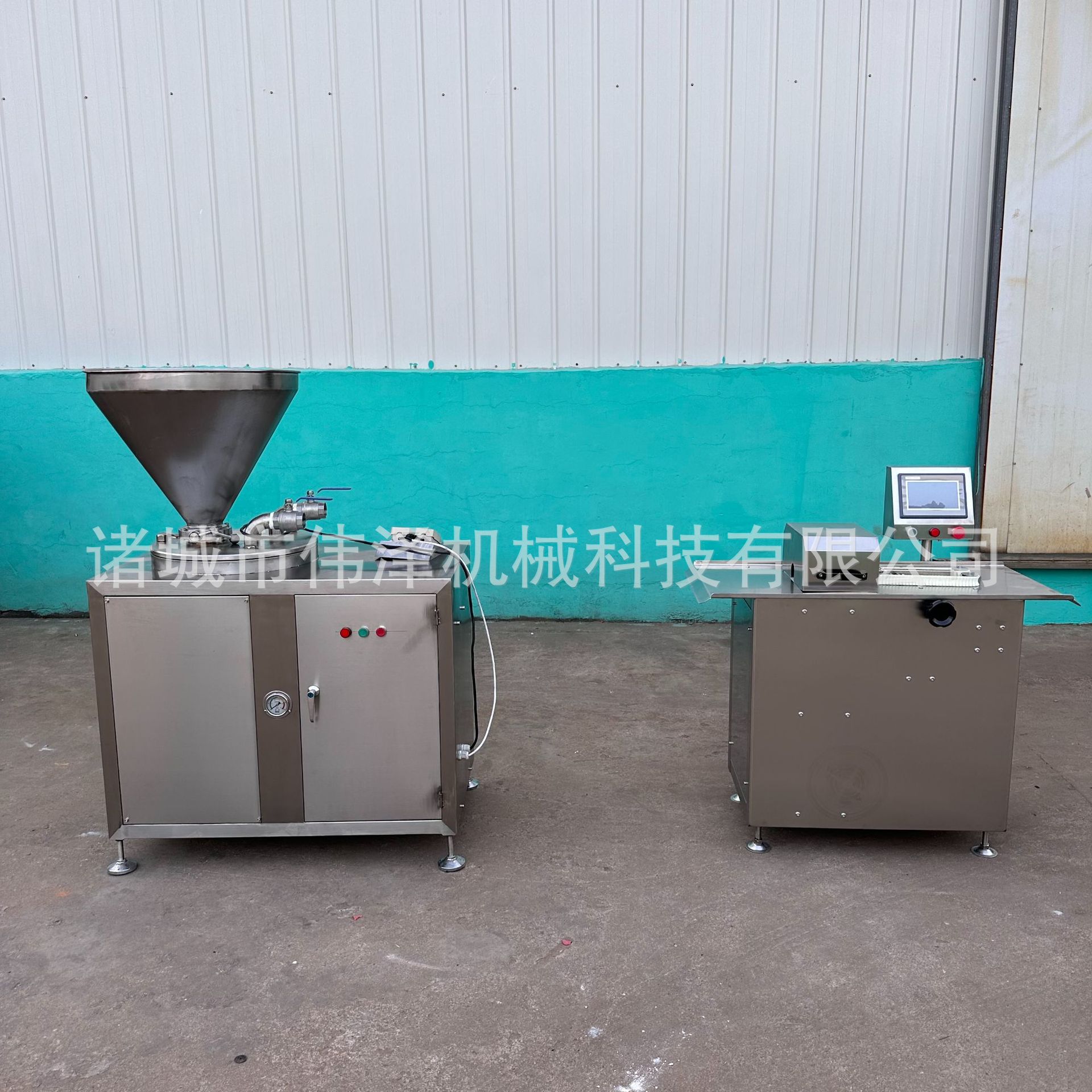 厂家现货供应灌肠机 四川腊肠加工设备 大型商用液压灌肠机