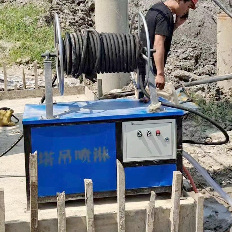 建筑工地塔机喷淋 高p空塔机防尘洒水系统 全自动塔吊喷淋系统