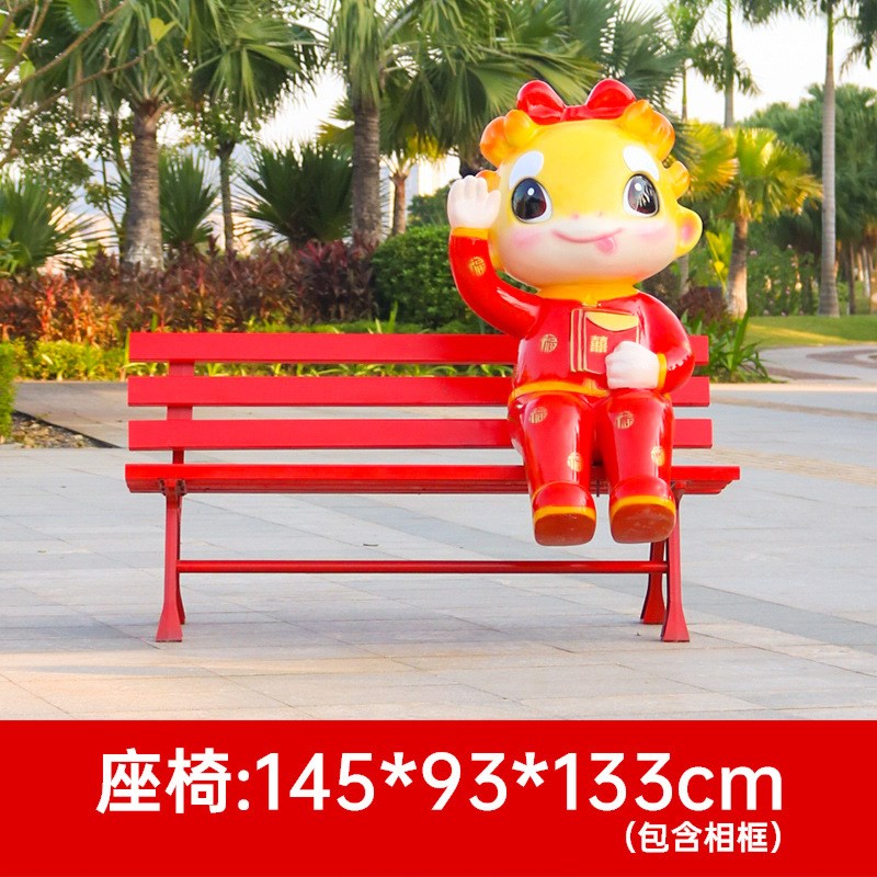 2025新年生肖l蛇招财装饰品玻璃钢雕塑商场美陈售楼部摆件