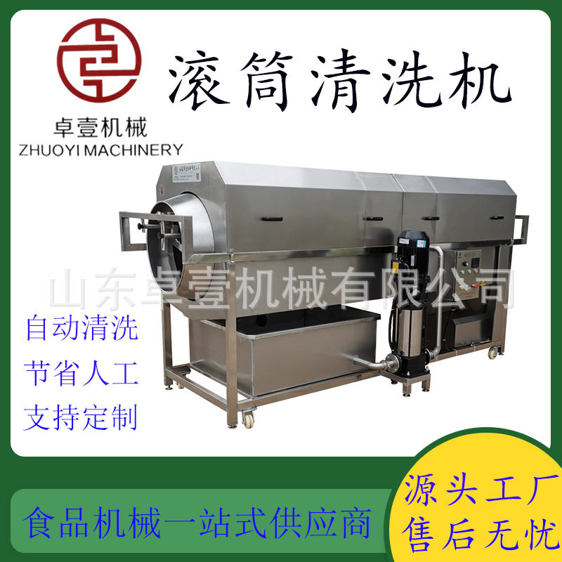 坚果果仁自动清洗去皮机