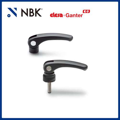 NBK ELESA LAC-p-R 凸轮夹紧杆高科技聚合体 黑色亚光饰面 配件