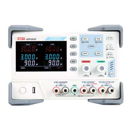 优利德(UNI-T)UDP3303C可编程线性直流稳压电源可调四路双通道30V