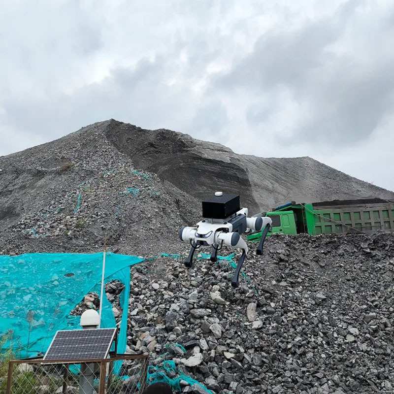 大同煤矿开采现场环境监测机器狗 化工园区气体泄漏自动化巡检狗