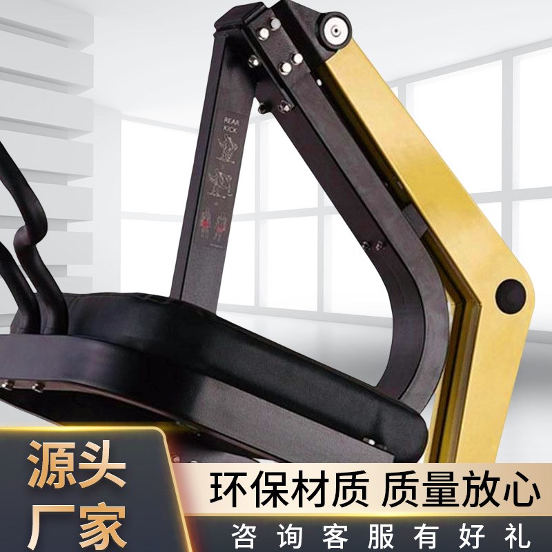 45度倒c蹬机训练器 商用健身房器械哈克自由深蹲腿部力量训练器