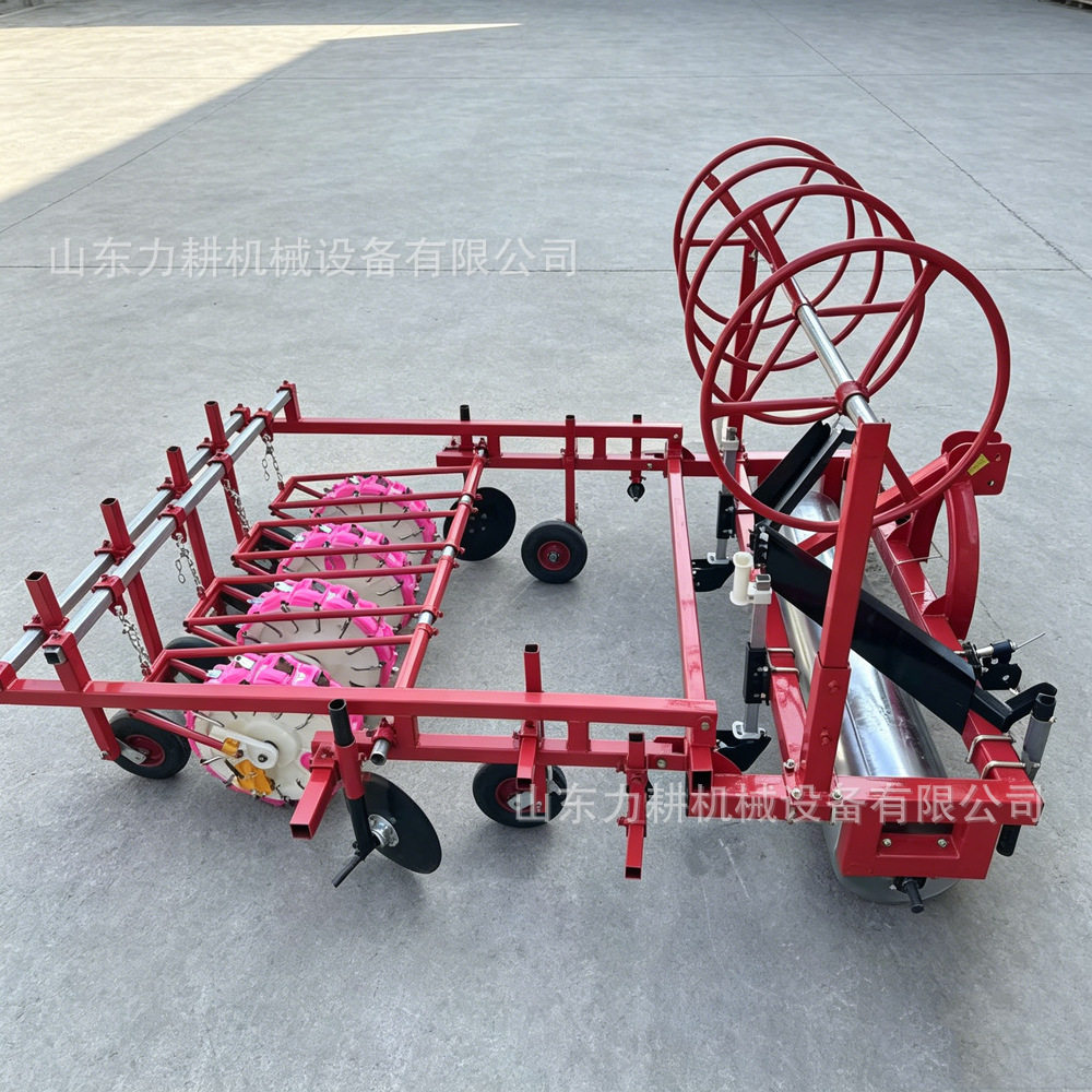 多功能播种机覆膜滴灌株距行距