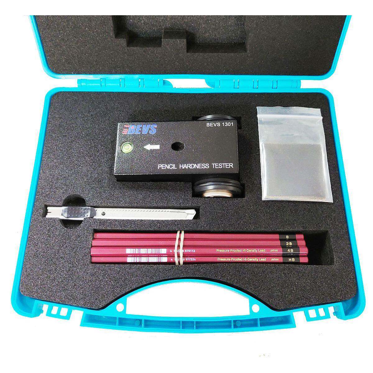 BEVS1301便携小车式铅笔硬度计套装 笔尖负重500g750g1000g