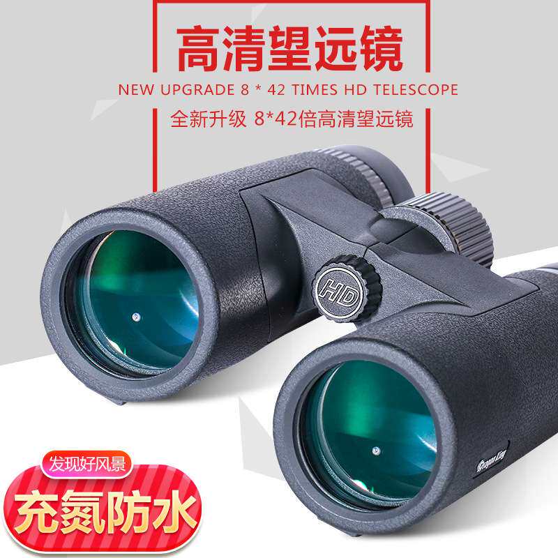 双筒望远镜10*42高倍高清演唱会户外防水观景旅行望眼镜LG 12中性
