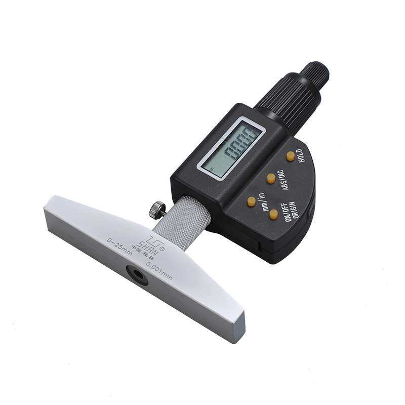 桂林量具 桂量牌 数显深度千分尺0-25 50 100  150深度千分尺