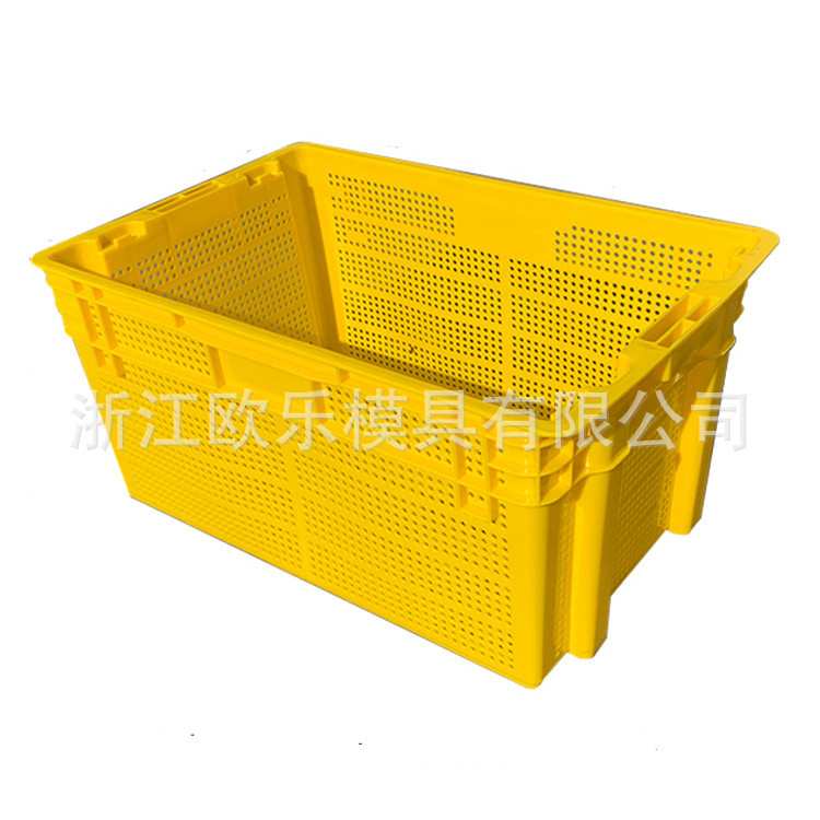台州塑胶筐开模 错位周转筐模具 蔬菜堆叠筐模具供应