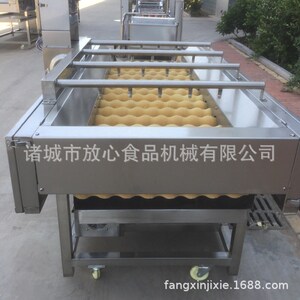 果蔬毛发去杂清洗l机 海蜇海藻去杂清洗设备 平行毛辊喷淋清洗机