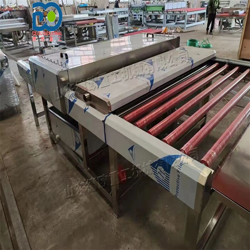 电动瓷砖清洁e机Glass cleaning machine钢化玻璃清洗烘干一体机