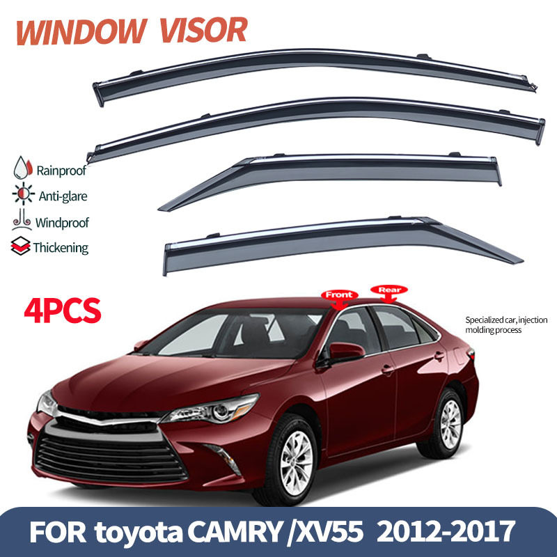 适用于凯美瑞12-15款晴雨挡雨板TOYOTA CAMRY XV55 Window visor