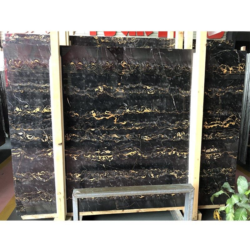 意大利黑金花大理石过门石 天然石材 K大理石楼梯底座石材地板