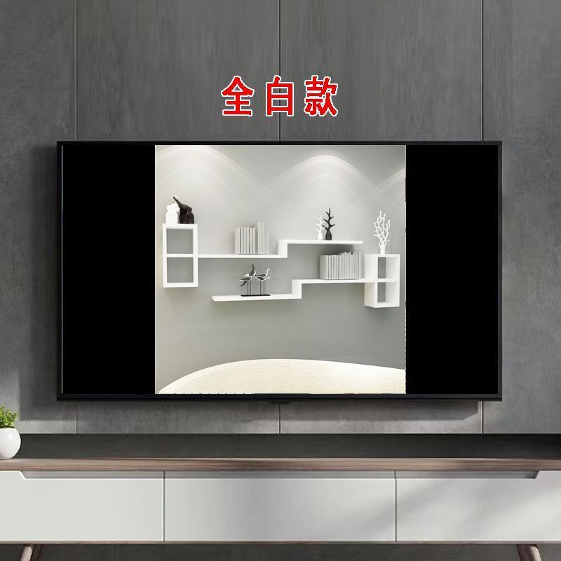 xNE客厅墙面装饰书架墙上置物架卧室床K头隔板壁挂式简易收纳创意