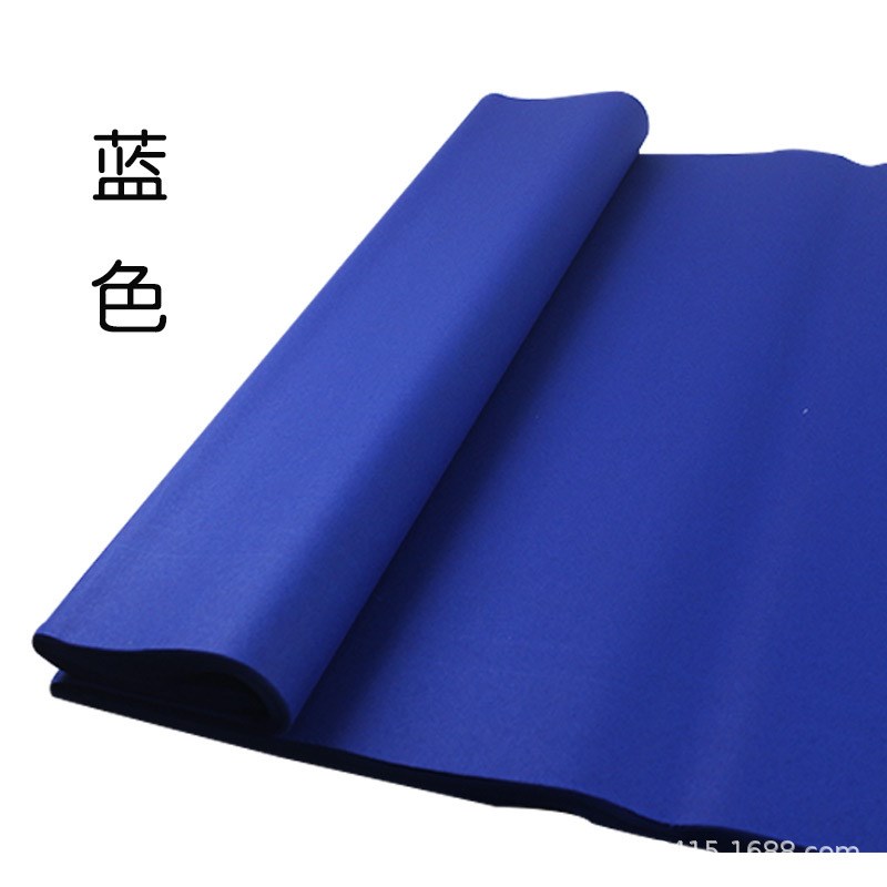 彩色宣纸双面大红色中国风国画剪纸窗花佛黄蓝色R瓷青色书法作品