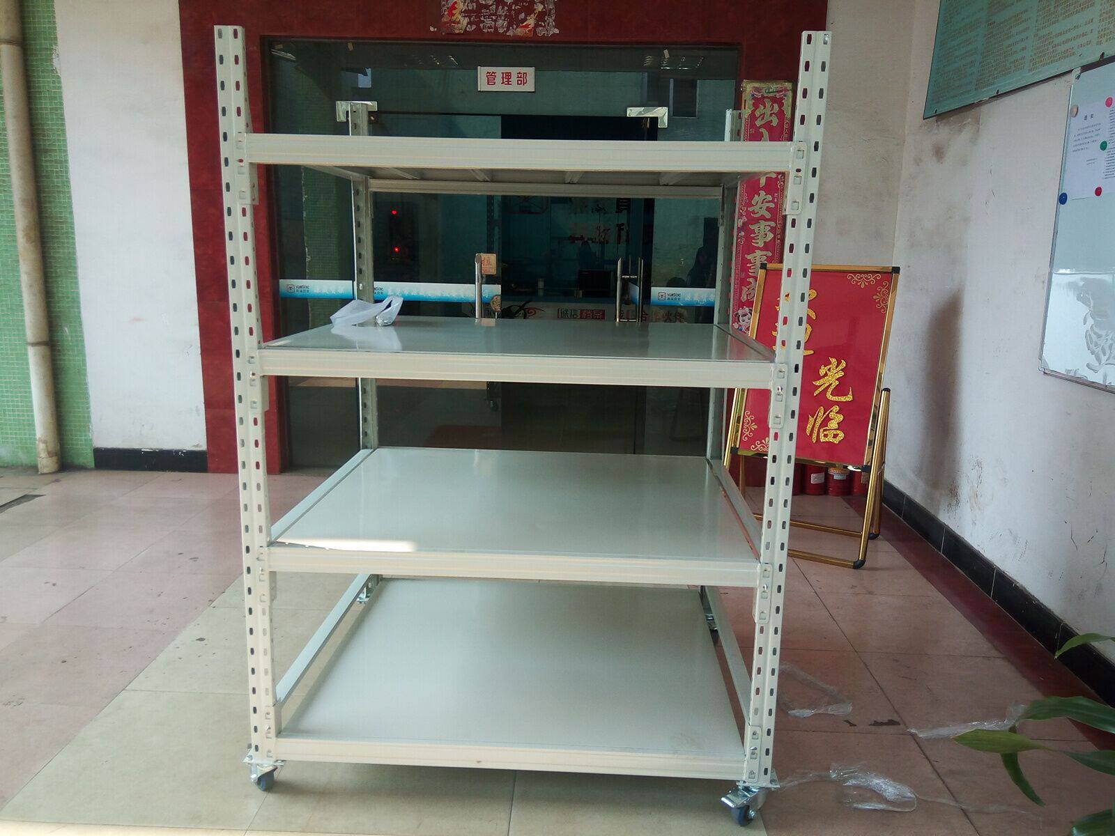 深圳货架带轮子可移动货架全国发货可拆装承重商用灵活托盘储物