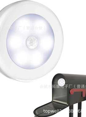 创意智能人体感应灯单个磁吸圆形感应小夜灯 MOTION SENSOR LIGHT