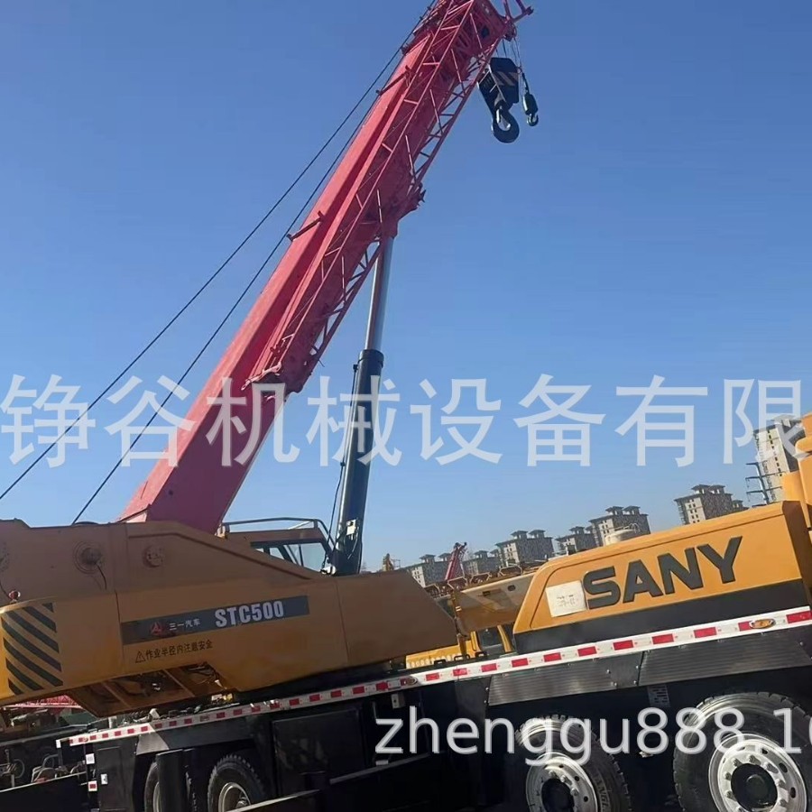 三一重工50吨五节臂汽车吊出口