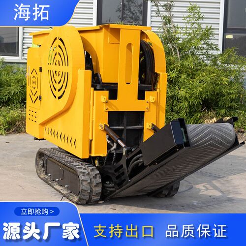 HT430型鄂式破碎机 建筑工程用小型可移动履带Q式碎石机粉碎机现