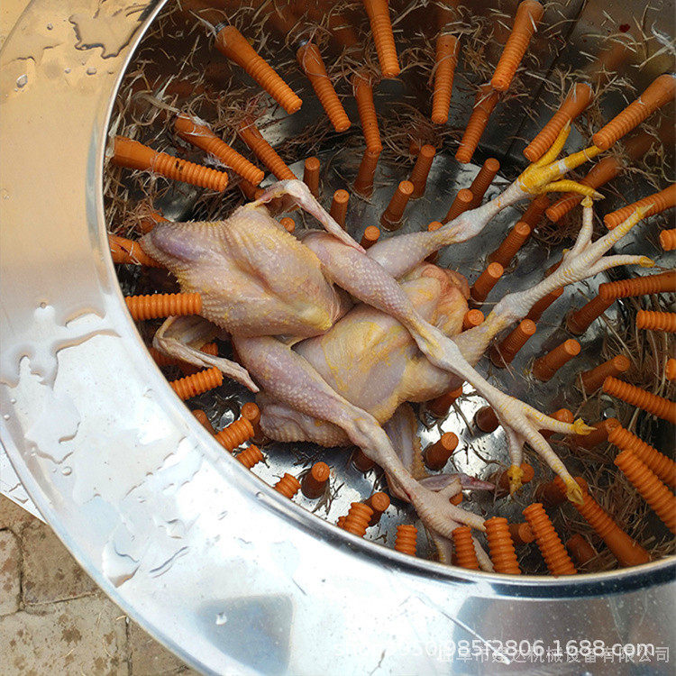鸡鸭鹅脱毛机家用不锈钢鸡鸭拨毛器小型杀鸭杀鸡打毛机厂家现货