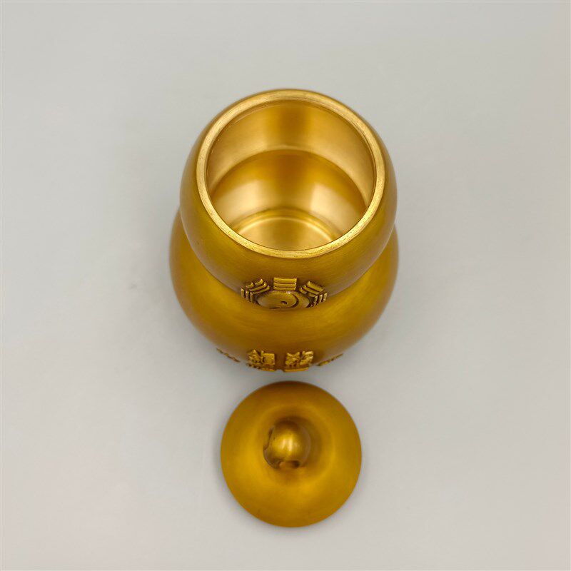 古韵斋 仿古f铜葫芦摆件 辟火龙葫芦 家居装饰工艺品 古玩收藏