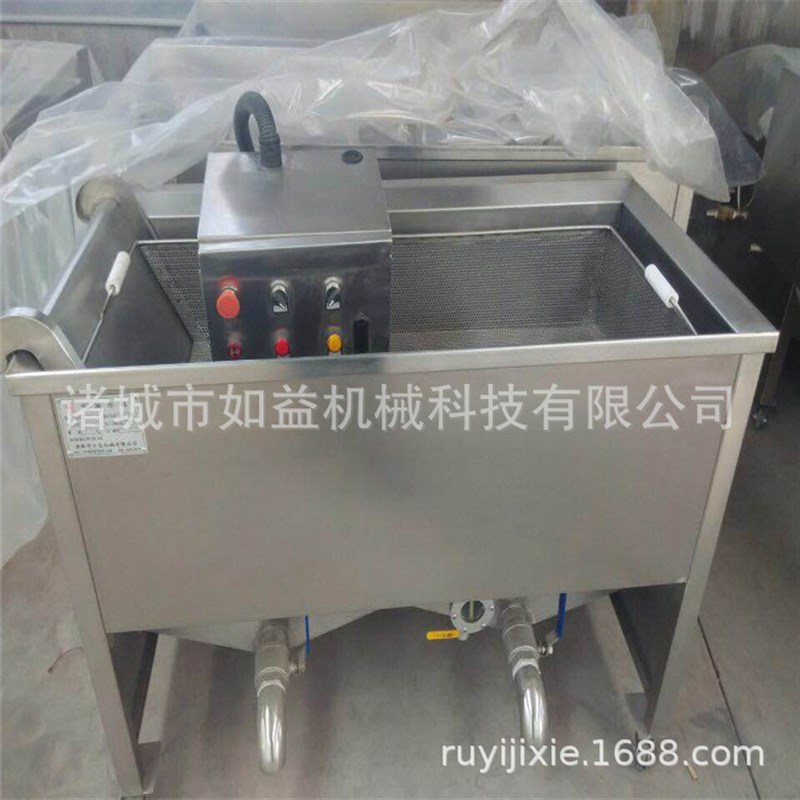 诸城机械网红豌豆油炸o锅 自动控温豌豆油炸设备 可沥油蚕豆油炸