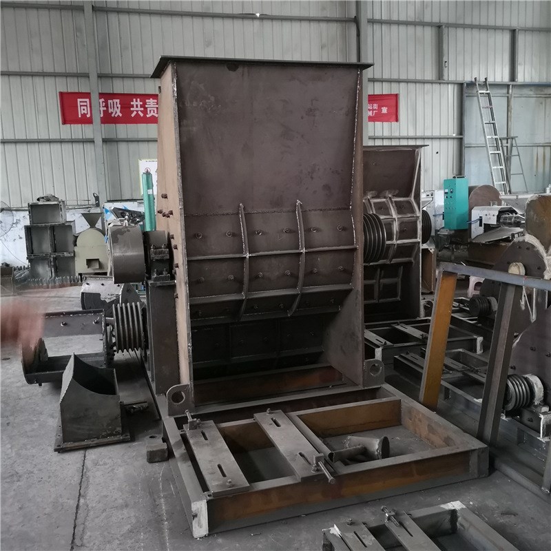 水泥块双击破碎机干湿两用方解z石石灰岩破石机双转子无筛底制砂