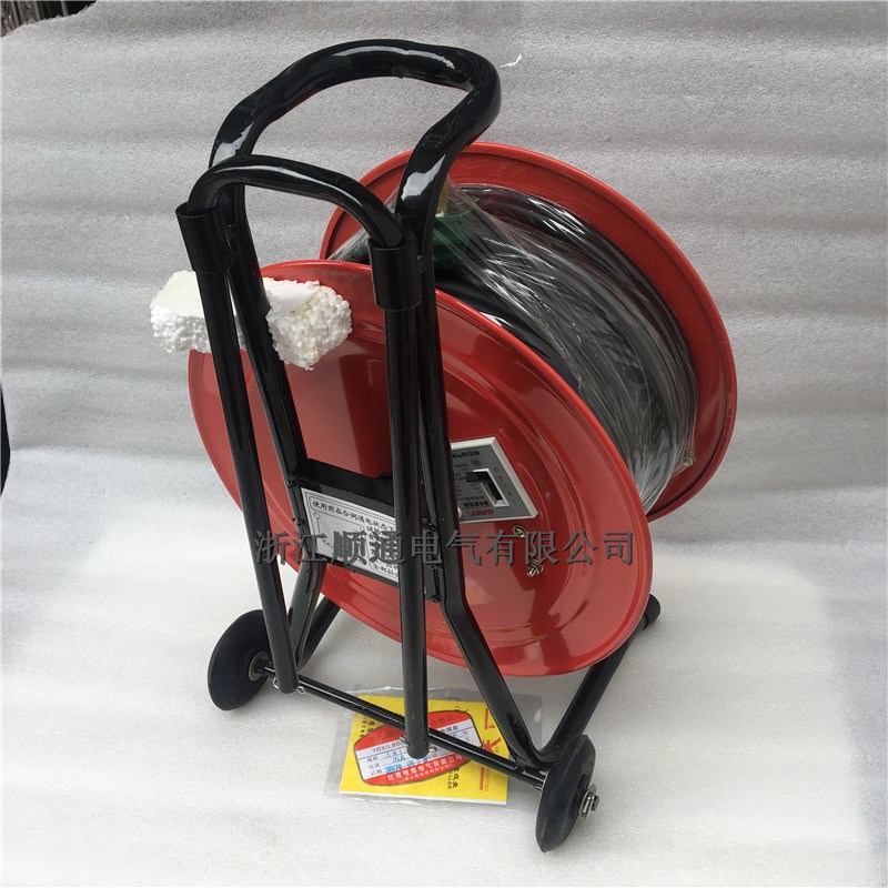 LBD YDX 3*k2.5 带漏电拖线盘220V30米电缆盘手提式夜光移动线