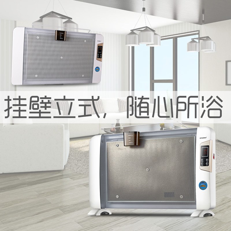 取暖器立式壁挂两用暖风机家用浴室热风机对M流式取暖气硅晶电热