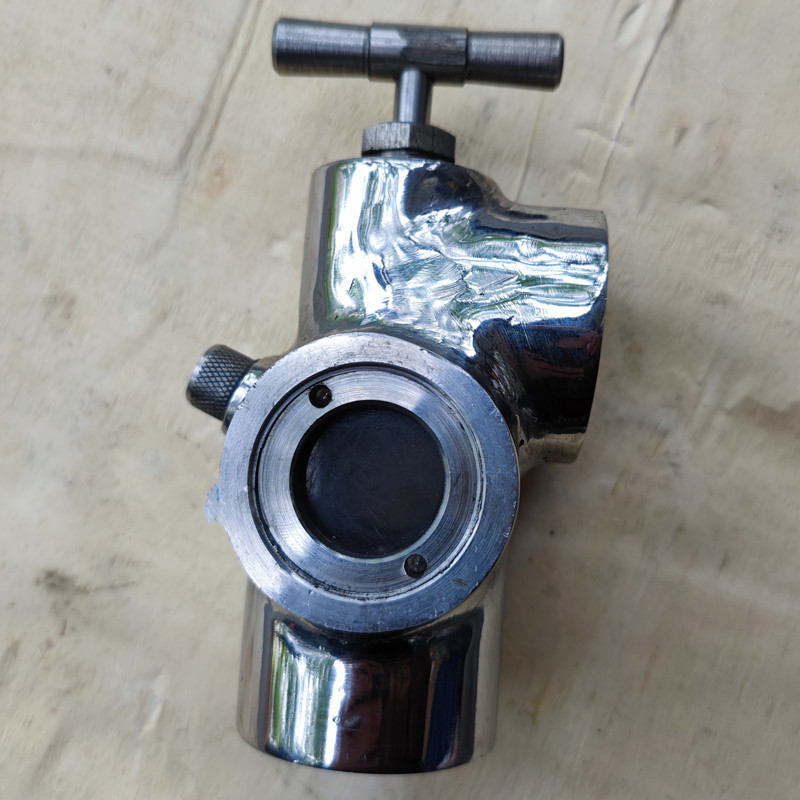 不锈钢GZQ25给油指示器内螺纹G3/8连接透明视窗钢化玻璃流油指示