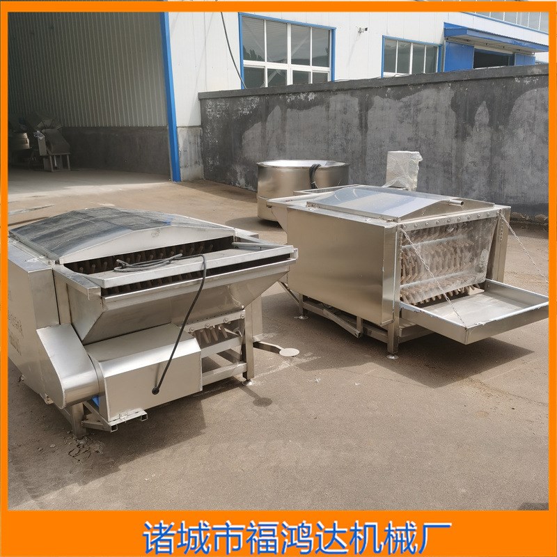 鸽子褪毛机 脱鸡鸭鹅羽毛机器 不F锈钢七轴家禽类鸡鸭鹅脱毛机
