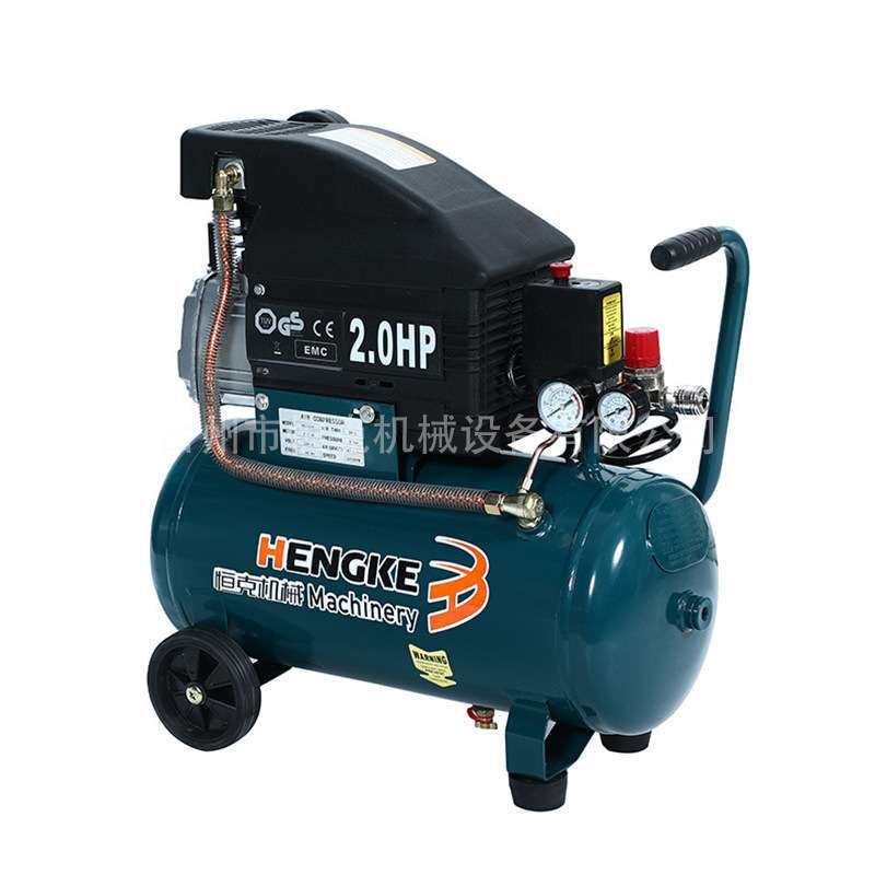 便携空压机气泵移动式压缩机 2HP 1.5KW 24L 50L直联式空压机