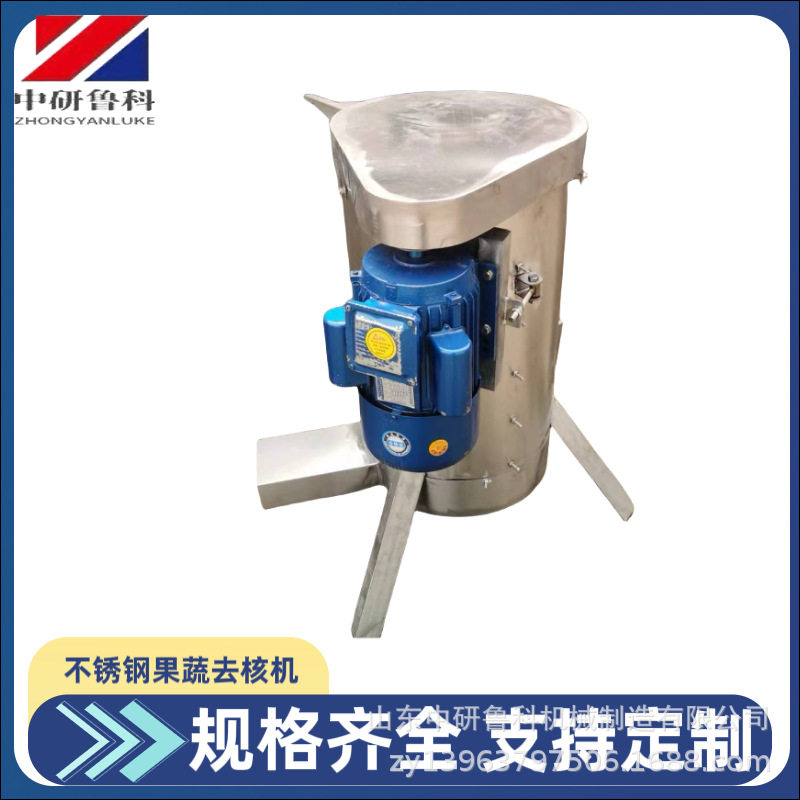 大产量工业水果去核破碎脱核机