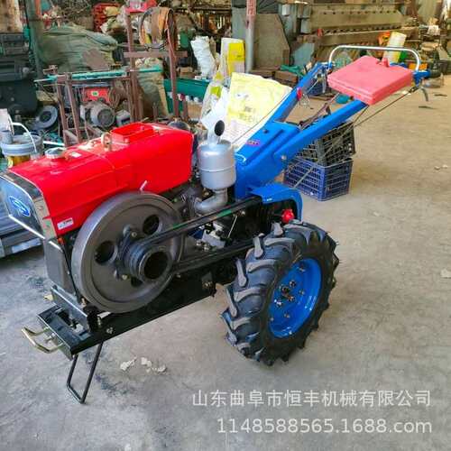 新款101风冷12匹195NL冷凝水冷手扶拖拉机旋耕机耕地机