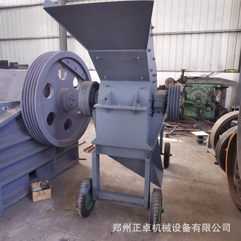 厂家直供破石机锤石破碎机打砂机锤式破碎机小型锤式碎石机