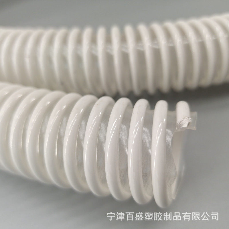 动车排污波纹管抗老化PU塑筋软管动车组排污管规格厚度全