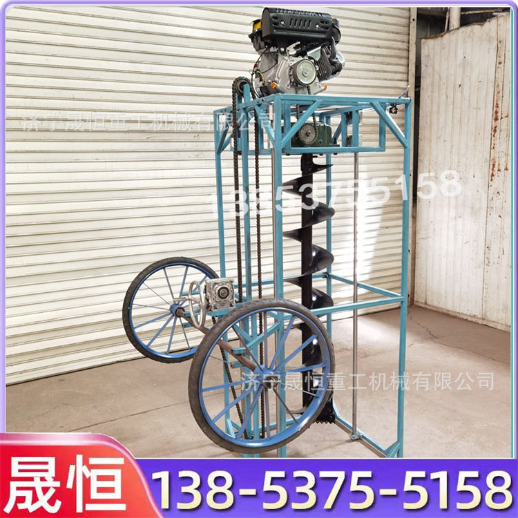 固定式螺旋地钻机大马力汽油