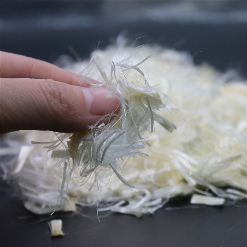 耐拉抗裂聚丙烯腈纤维 混凝土砂浆短纤维 直销6mm1Y2mm工程纤