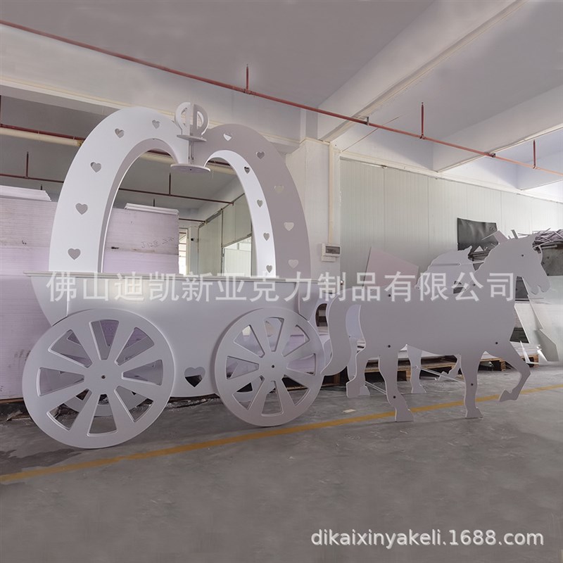 欧式创意展示促销台移动售货车z木质花车摆摊车花艺花店婚庆装饰