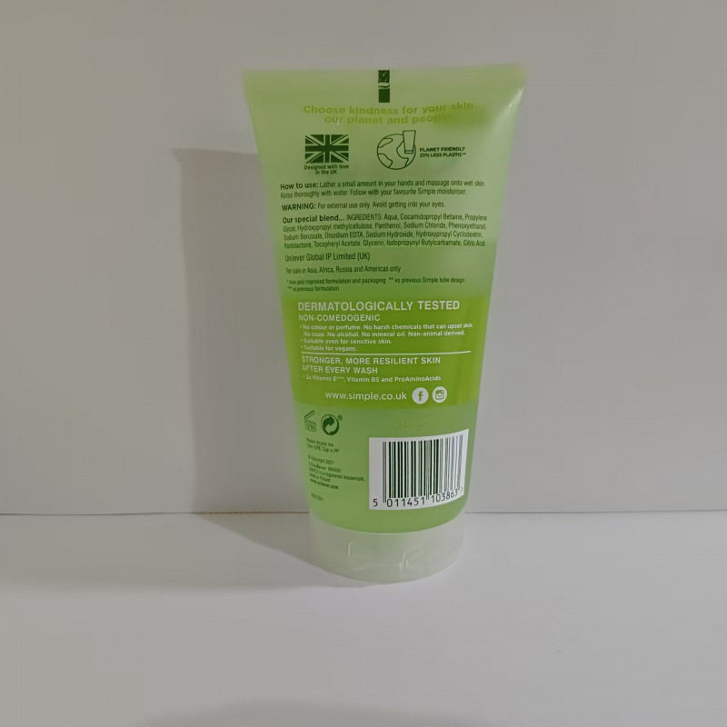 跨境爆款simple清妍无皂洗面奶150ML 清爽保湿 温和洁面图片