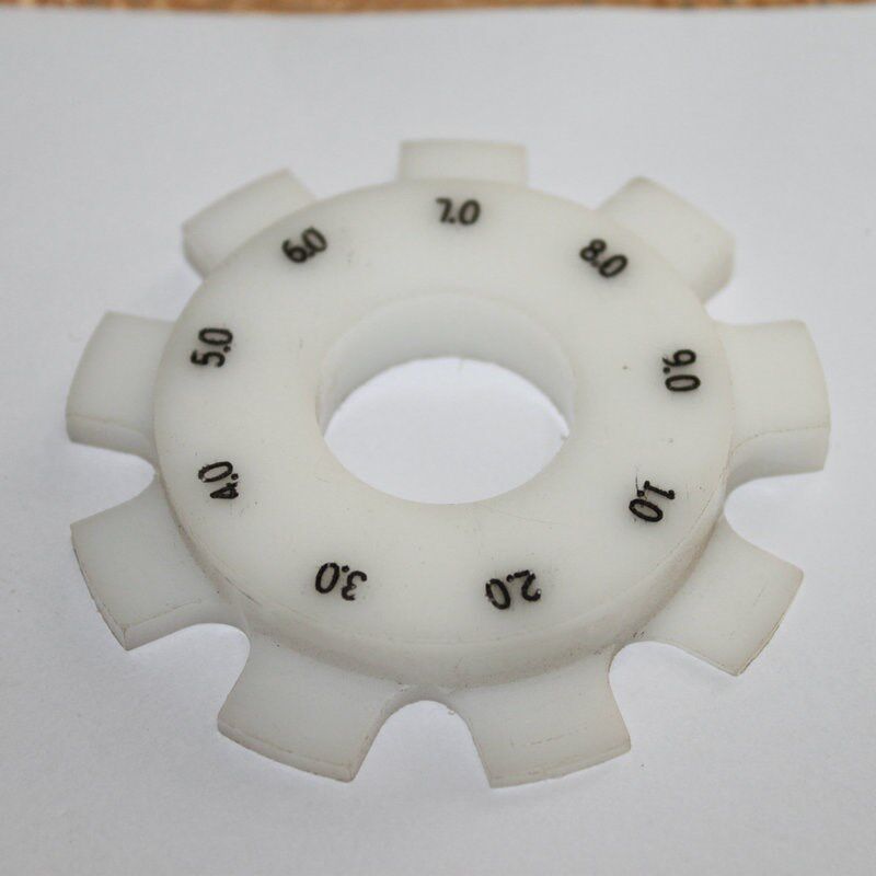 九爪间隙尺0.10mm 塑料圆盘间隙塞尺汽车行业专用量具间隙尺