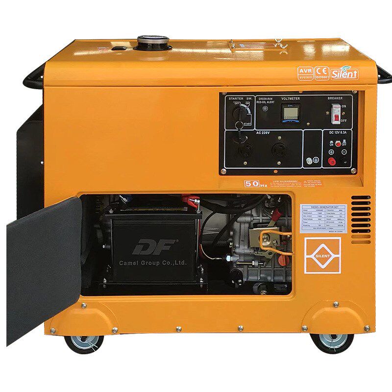 5KW静音柴油发电机车载220V户外小型便携露营6kva发电机组现货