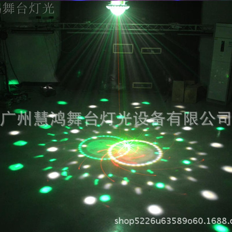 KTV装修彩灯酒吧舞台效果灯宇宙大魔球包房灯LED声控旋转频闪光灯