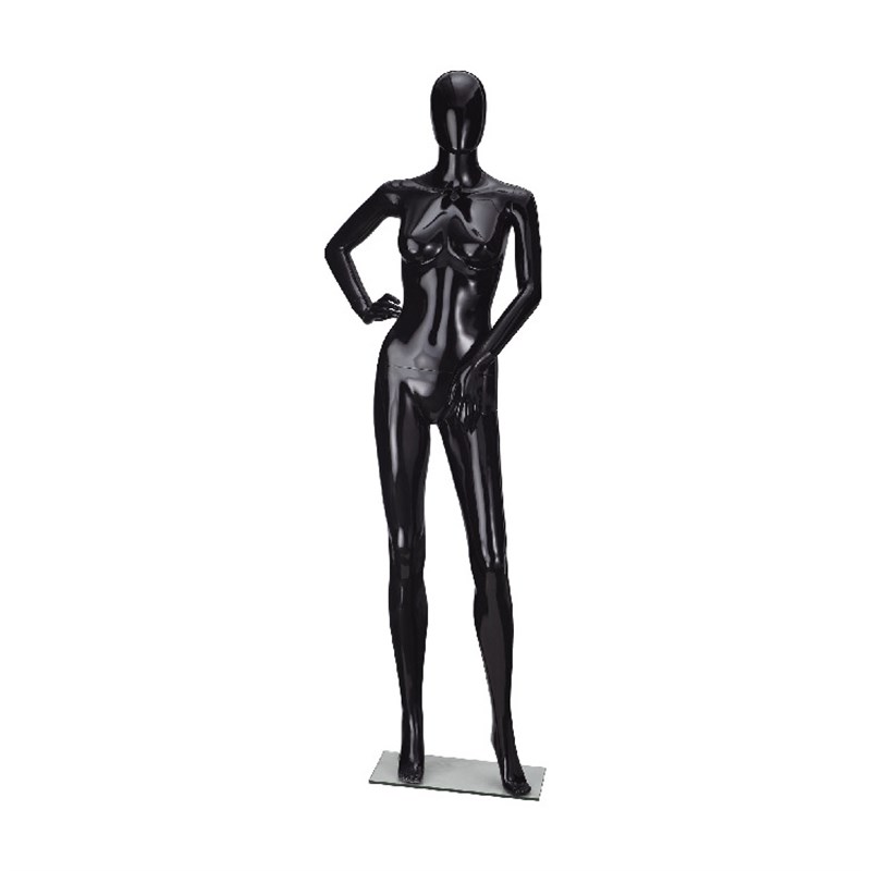 塑料模特黑色人体模特女全身模特服装模特服装店模特道具展示架子