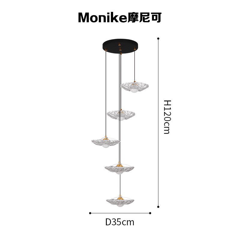现代简约led装饰室内吊灯亚克力灯罩护眼代发设计师中山灯具