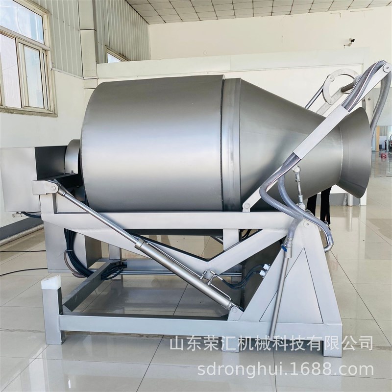 商用全自动牛羊肉液压制冷真空滚揉机 白条鸡乳鸽腌制机 自动出料